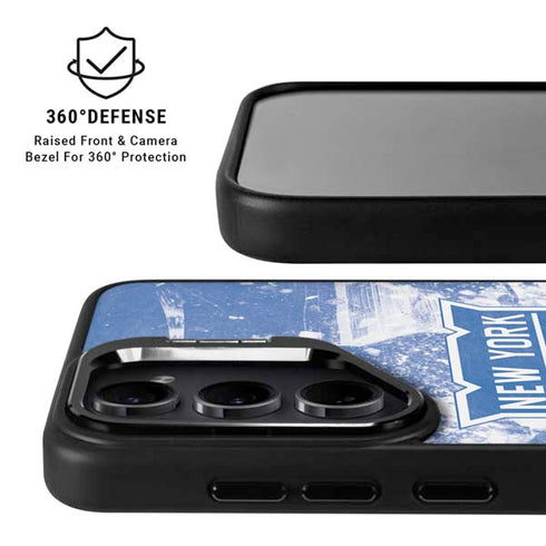 NHL New York Rangers Frozen Galaxy S24 Plus Kickstand Case